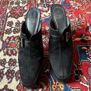 Stuart Weitzman Vintage Heeled Mules